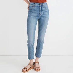 Madewell crop Jean